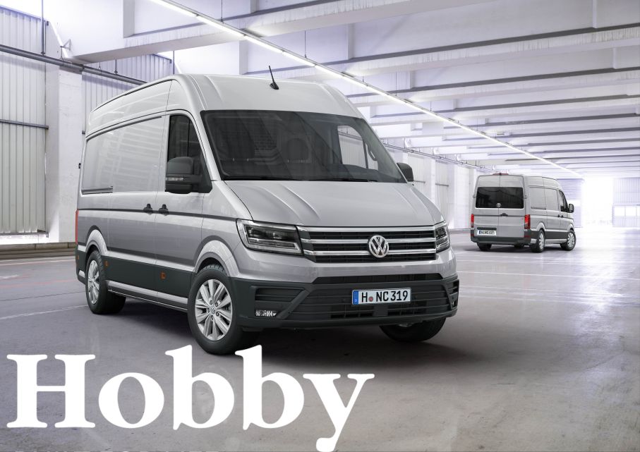 Hobby bygger plåtis på VW Crafter Hobby plåtis på VW