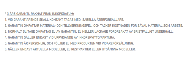 Villkoren finns på Isabellas hemsida