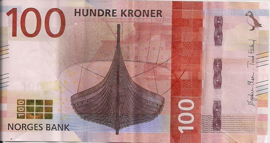 Så här ser den nya hundralappen ut.