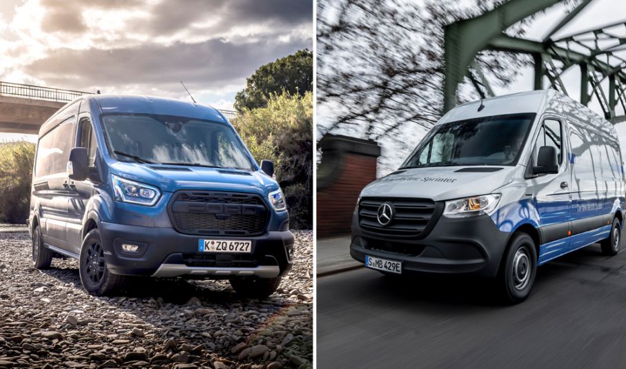 Ford Transit och Mercedes-Benz Sprinter hör till de mest återkallades bilmodellerna 2020.