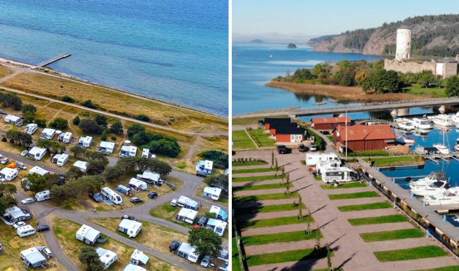 Campingen vid Råå Vallar och Stegeborgs ställplats är populära under sommaren. Campingen vid Råå Vallar och Stegeborgs ställplats är populära under sommaren.