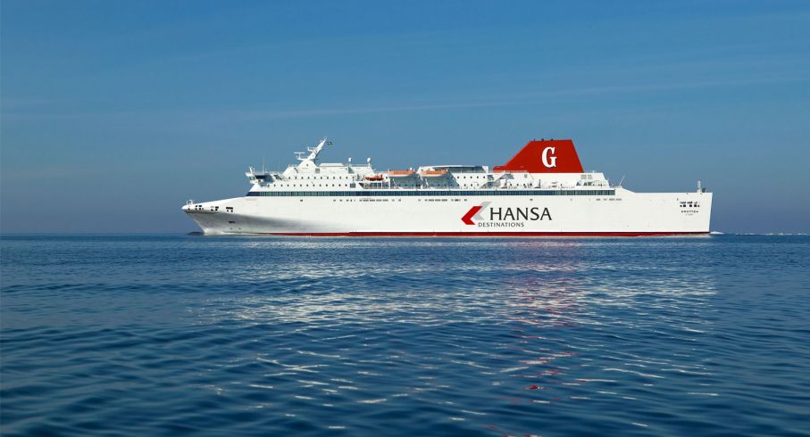 Hansa Destinations färja Drotten på nya långlinjen Nynäshamn-Visby-Rostock! Det betyder att det går att göra både Gotland och Tyskland på samma resa!