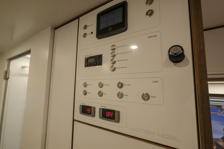 Här kan bilens system regleras.