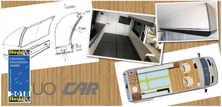Helhetskoncept plåtis: Hymer DuoCar
En plåtis för två full med smarta lösningar. (Foto: Hymer)