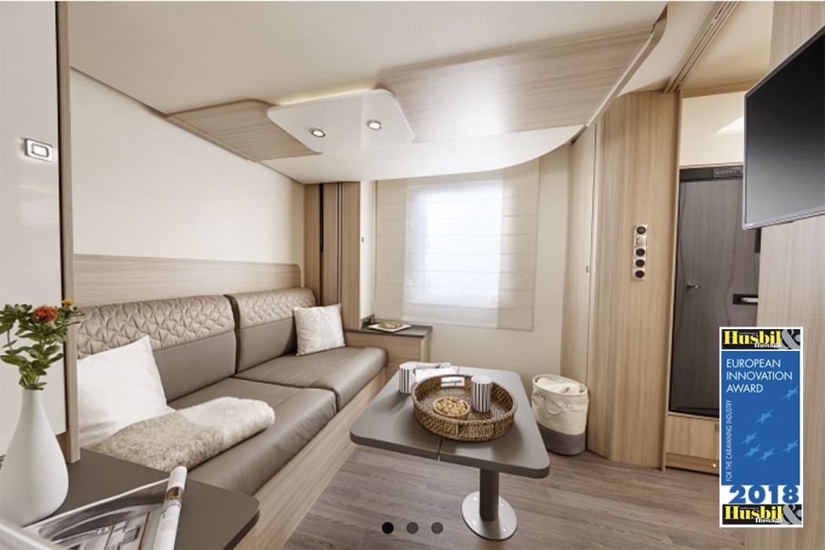 Planlösning: Bürstner Lyseo TD 745
Längst bak i denna modell finns en lounge med nedsänkbar queenbed. Syskonmodellen TD 744 kan du läsa ett test av i H&H nr 1 2018. (Foto: Bürstner)