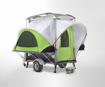 Utfällbar design av "SylvanSport GO"