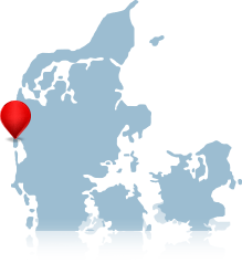 Søndervig ligger på danska västkusten