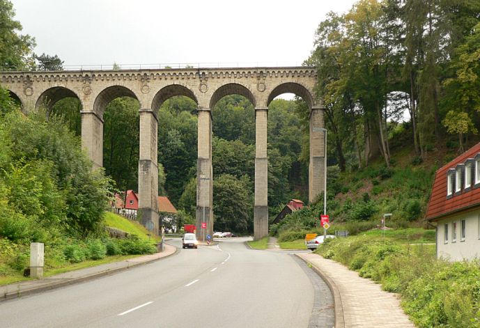 Inte alla viadukter har sådan här riskfri höjd.